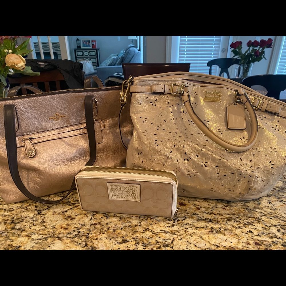 Set of 2 purses and a wallet!
